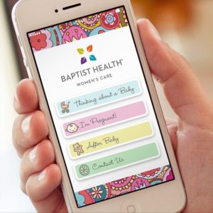 Custom App Development - Baptist Health Women's Care - My Baptist Baby