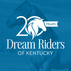 20th anniversary logo design for Dream Riders of Kentucky
