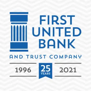 25th Anniversary Logo Design for First United Bank