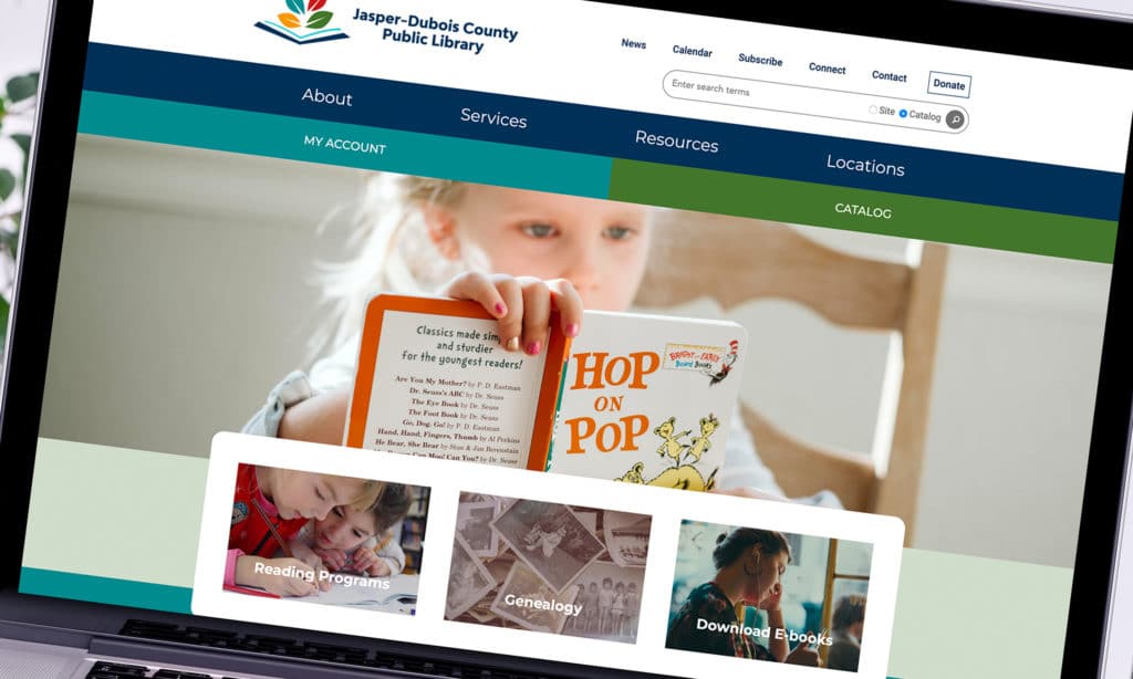 Jasper-Dubois County Public Library website