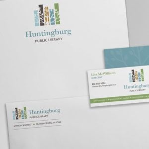 Stationery package for Huntingburg Public Library