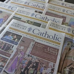 Redesign and layout of The Western Kentucky Catholic, a 48-page newspaper for the Diocese of Owensboro.
