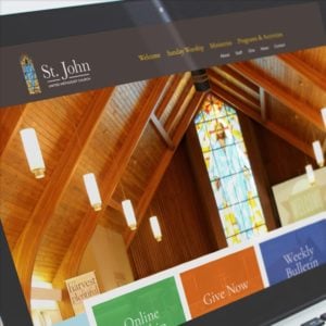 Responsive web design and development using RPS Engage - St. John United Methodist Church - stjohnum.org