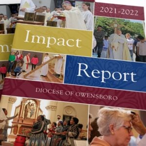 Annual report design for the Diocese of Owensboro
