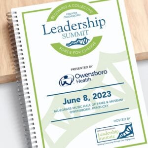 Summit guide book designed for Greater Owensboro Leadership Institute