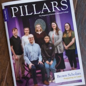 Design and layout for Pillars Magazine - Kentucky Wesleyan College