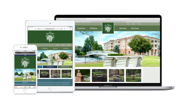 Fern Terrace responsive website