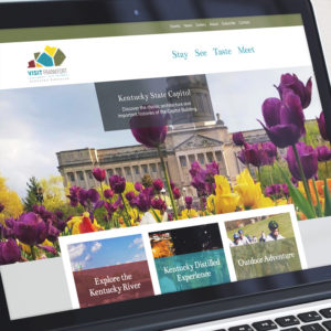 Responsive website development for Frankfort/Franklin County Tourist & Convention Commission