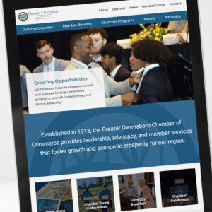 Responsive web design and development - chamber.owensboro.com