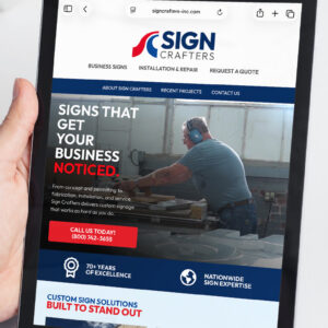 Responsive web design and development - signcrafters-inc.com