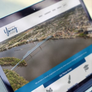 Responsive website development for the Marilyn & William Young Foundation